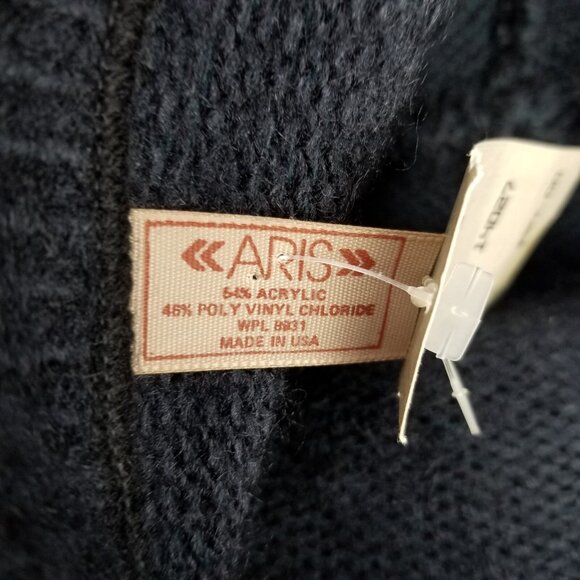 ✅VTG ARIS KNITS Thermal Puff Acrylic Sweater Knit Small Brim Cloche Bucket Hat - Picture 7 of 8